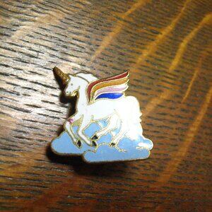 Rainbow Unicorn Vintage Lapel Pin